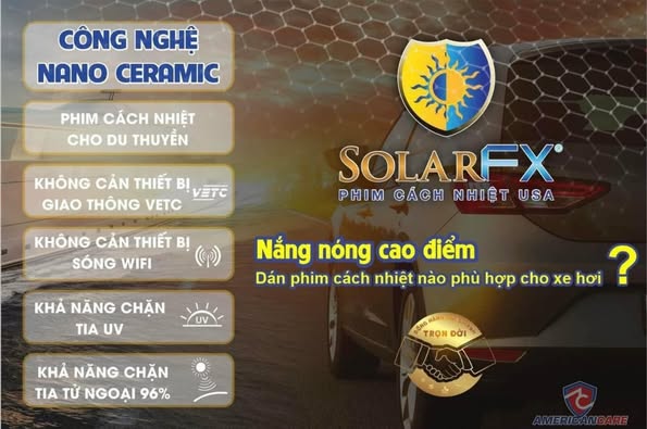 SolarFX - Phim cách nhiệt chính hãng - chuẩn Mỹ cho người Việt !