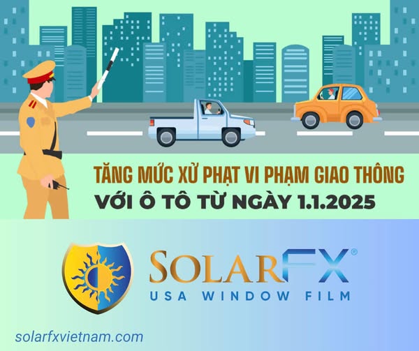 TĂNG MỨC XỬ PHẠT VI PHẠM GIAO THÔNG VỚI Ô TÔ TỪ 01.01.2025 !!!