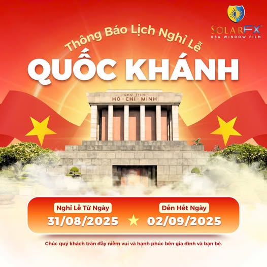 🇻🇳🇻🇳🇻🇳THÔNG BÁO NGHỈ LỄ QUỐC KHÁNH 2/9