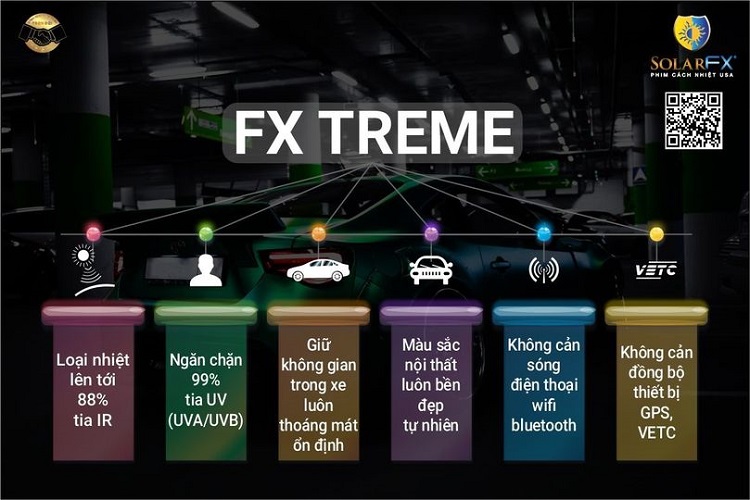 FX TREME - Dòng phim cách nhiệt không chứa kim loại cực an toàn cho con người